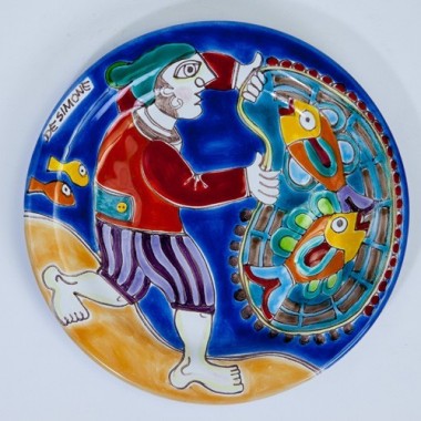 Piatto tondo DS 18 cm Pescatore DS-21 Piatto tondo DS 18 cm Pescatore DS-21